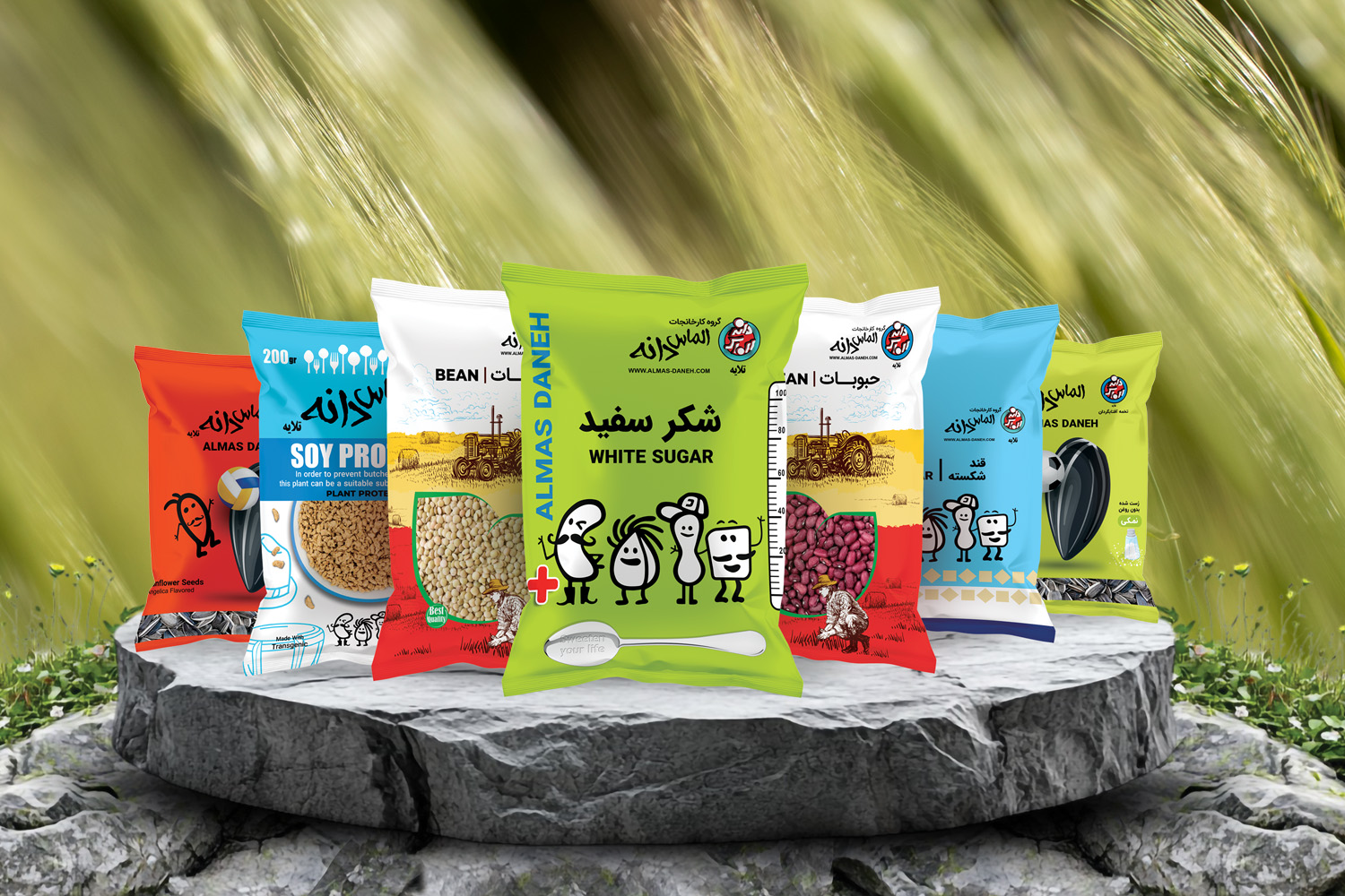 عکس صفحه محصولات در حالت موبایل